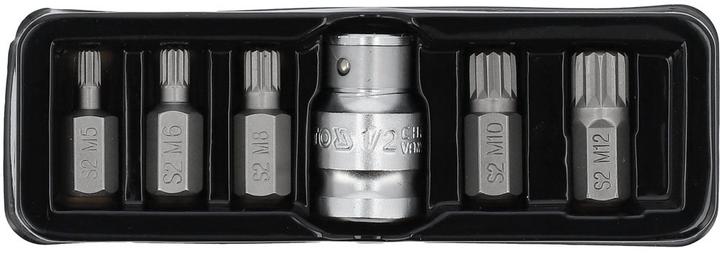 Zestaw bitów YATO Spline 6 szt (YT-0414) - obraz 1