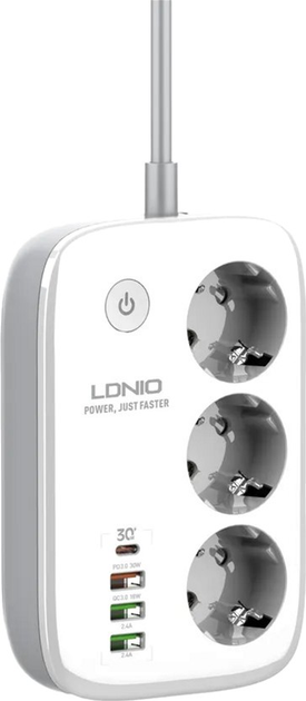 Listwa zasilająca LDNIO SEW3452 White - obraz 2