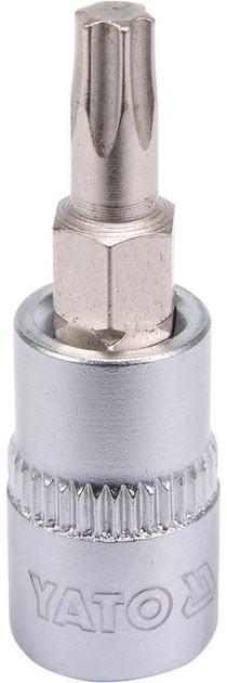 Głowica nasadowa YATO z końcówką TORX 1/4" T25 37 mm (YT-04305) - obraz 1