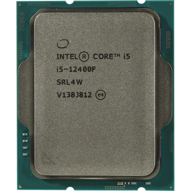 CPU Intel Core i5-12400F LGA1700 Процессор Intel Core i5-12400F 2.5GHz/18MB (BX8071512400F) s1700