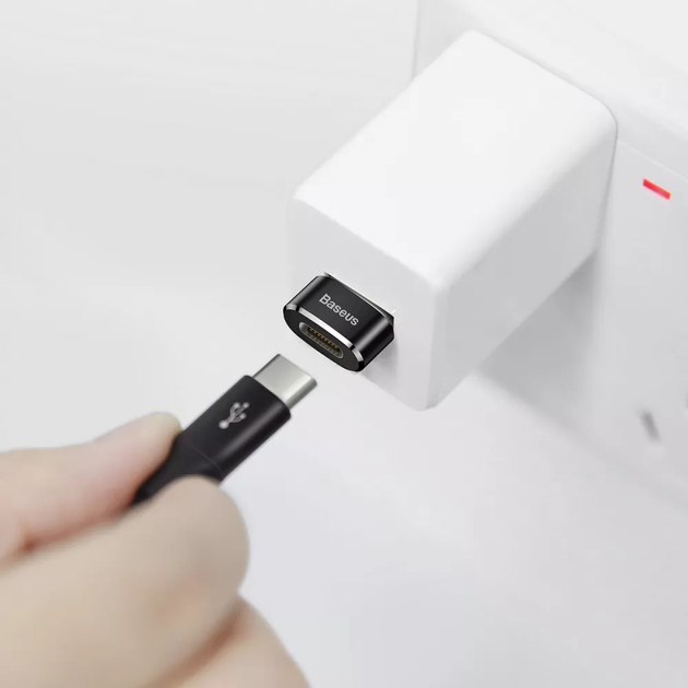 Переходник Baseus Exquisite Type-C to USB Black - изображение 2