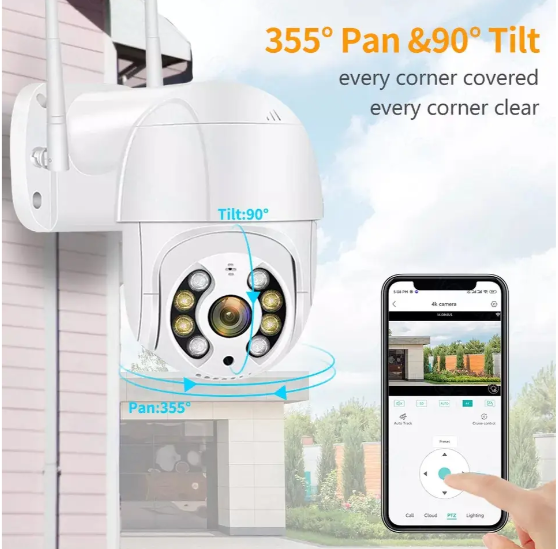 Камера відеоспостереження PTZ P11-QQ6 3.5 МП з Wi-Fi та підтримкою APP ICSEE (46117-_877) - зображення 7