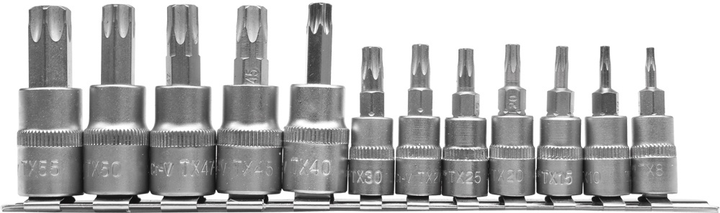 Набір ключів Yato Torx на рейці 12 шт (YT-04331) - зображення 1
