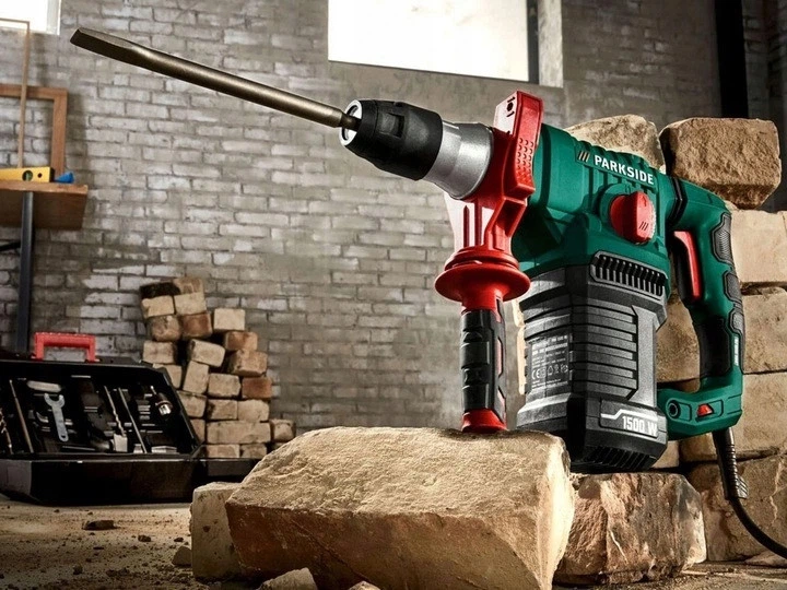 Перфоратор Parkside PBH 1500 E5 1500Вт SDS-Plus 5Дж 3 режими - зображення 7