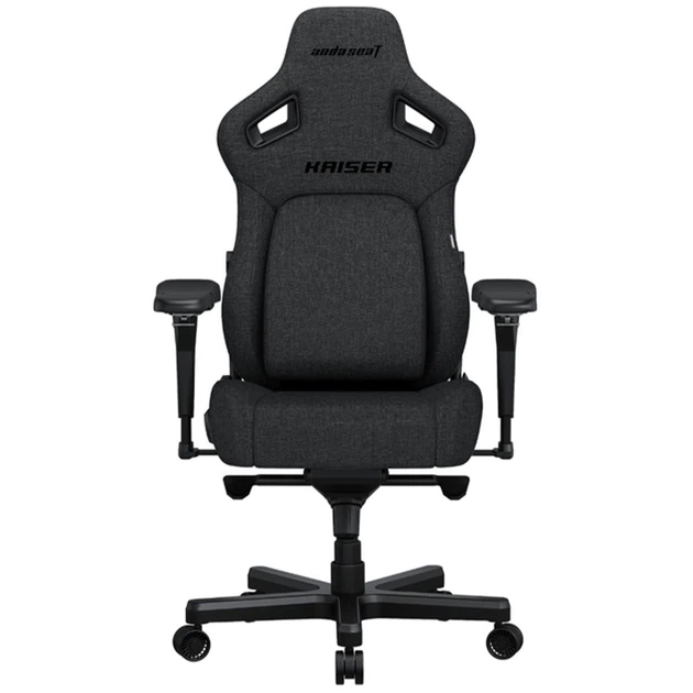 Кресло игровое Anda Seat Kaiser 4 Dark Grey Fabric Size XL - Фото 5 Кресло игровое Anda Seat Kaiser 4 Dark Grey Fabric Size XL - изображение 5