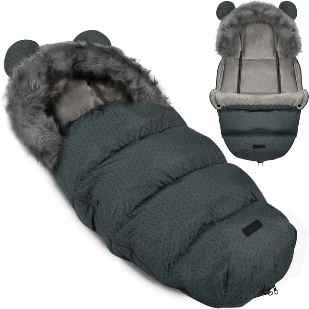 Конверт для коляски Ricokids Elmi Графітовий (5903890602086) - зображення 4