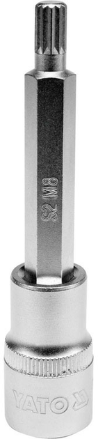Nasadka YATO z końcówką Spline 1/2" M8 100 mm (YT-04352) - obraz 1