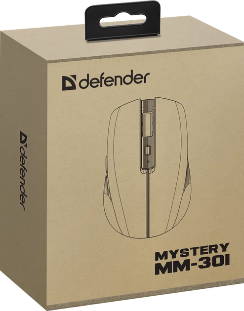 Mysz Defender Mystery MM-301 LED Wireless/Bluetooth 4D Violet (4745090825442) - obraz 8