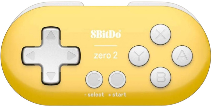 Kontroler bezprzewodowy 8BitDo Zero 2 Bluetooth Gamepad Yellow (RET00221) - obraz 1