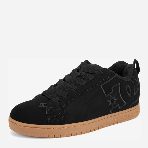 Мужские кеды кожаные низкие DC Shoes Court Graffik 300529-BGM 5905588850991 46 Черные (5905588851028) - изображение 2