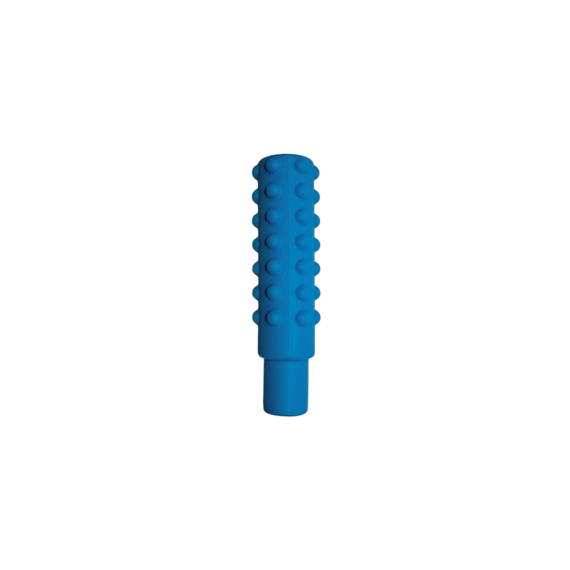 Жувальна сенсорна насадка на ручку чи олівець Булава блакитна товщина 15мм висота 70мм - Фото 1 Жувальна сенсорна насадка на ручку чи олівець Булава блакитна товщина 15мм висота 70мм - зображення 1