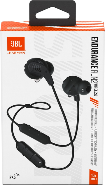 Słuchawki JBL Endurance Run 2 Wireless Black (ENDURANCE RUN 2BT) - obraz 10