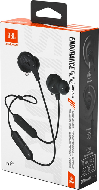 Słuchawki JBL Endurance Run 2 Wireless Black (ENDURANCE RUN 2BT) - obraz 11