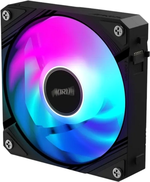 Wentylator Gigabyte Aorus EZ Chain Fan 120 Black (GP-ECFAN1201) - obraz 1
