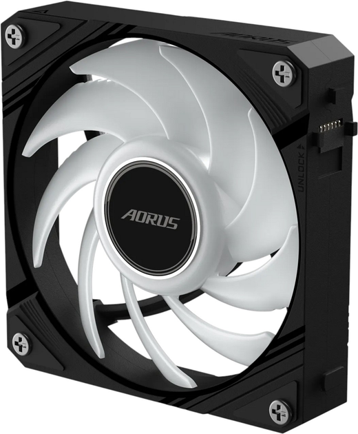Wentylator Gigabyte Aorus EZ Chain Fan 120 Black (GP-ECFAN1201) - obraz 4