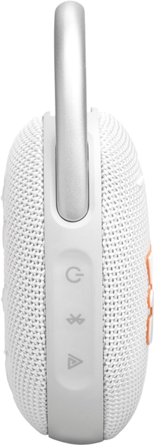 Głośnik przenośny JBL Clip 5 White (CLIP5WHT) - obraz 4