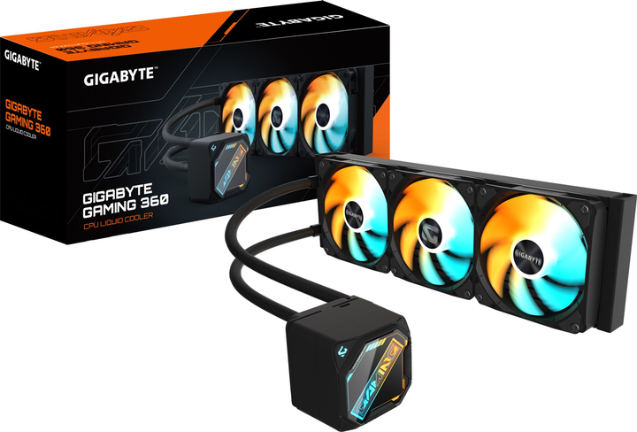 Układ chłodzenia wodą Gigabyte Gaming 360 Black (GP-GIGABYTE GME 360) - obraz 5