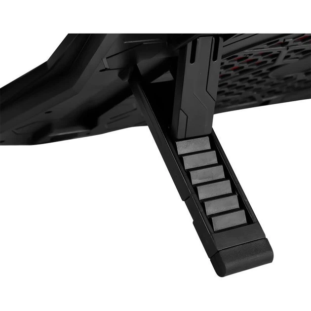 Подставка для ноутбука с охлаждением и RBG подсветкой MARVO FN-40 CoolingPad с регулировкой угла наклона 2USB, 9-17.3" Black - изображение 6