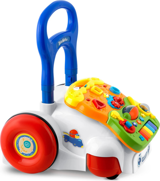 Навчальні ходунки з музикою Ricokids 2 в 1 RK-744 Білі (5903890616373) - зображення 2