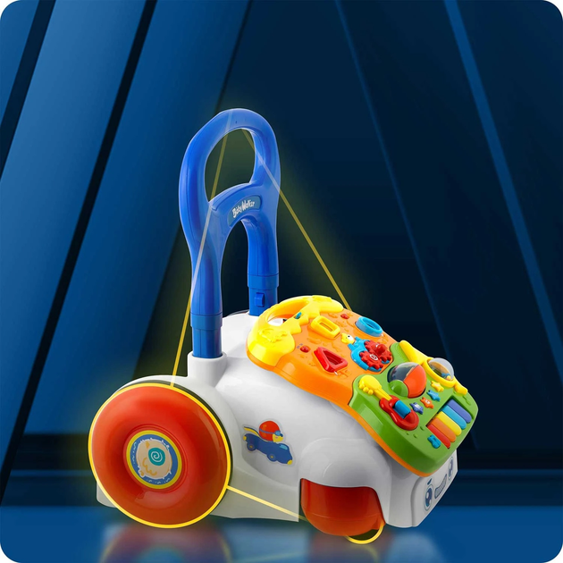 Навчальні ходунки з музикою Ricokids 2 в 1 RK-744 Білі (5903890616373) - зображення 9