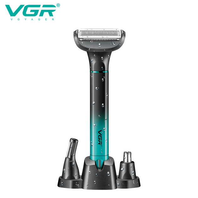 Набор для носа, лица и тела VGR 3 в 1 V-625, 3 насадки - изображение 2