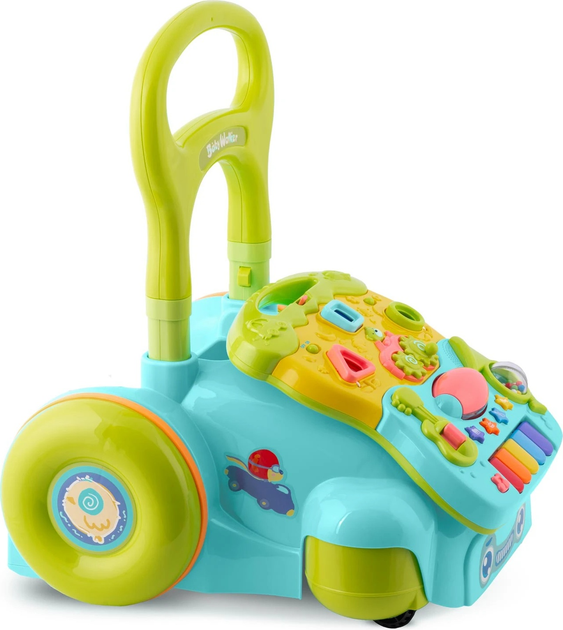 Навчальні ходунки з музикою Ricokids 2 в 1 RK-744 Бірюзові (5903890616380) - зображення 3