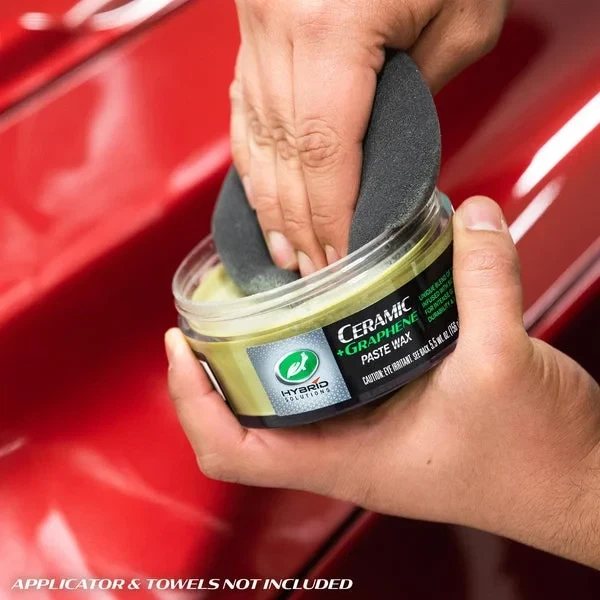 Автомобільний твердий віск Turtle Wax Hybrid Solutions Graphene Paste Wax 156 г з графеном та керамікою для захисту кузова - зображення 4