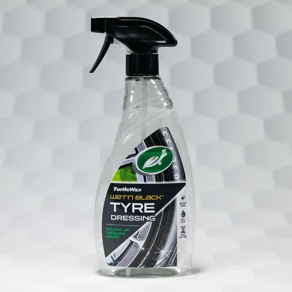 Полироль для шин и пластика Turtle Wax Wet’n’Black 500 мл, средство для чернения резины авто, эффект мокрого блеска и защита - изображение 7