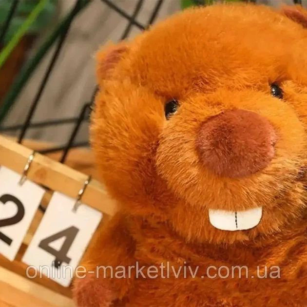 М'який друг-обійми Бобер з рюкзачком 70 см, великий плюшевий подарунок для дітей та затишних ігор - Фото 6 М'який друг-обійми Бобер з рюкзачком 70 см, великий плюшевий подарунок для дітей та затишних ігор - зображення 6