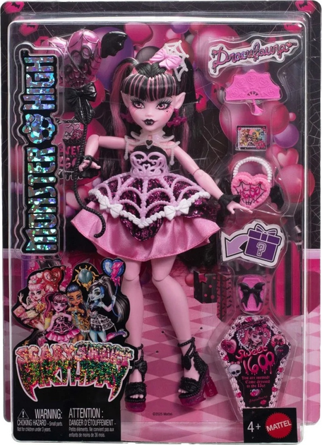 Лялька Monster High Страшносолодкий день народження Дракулаура JBG74 (0194735259830) - зображення 1