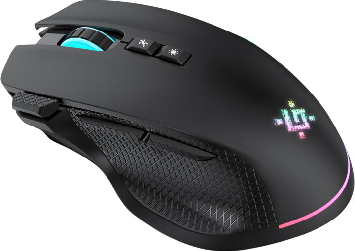 Mysz Defender Thunder GM-213 LED Wireless Black (4745090826524) - obraz 2