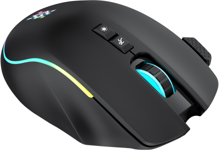 Mysz Defender Thunder GM-213 LED Wireless Black (4745090826524) - obraz 3