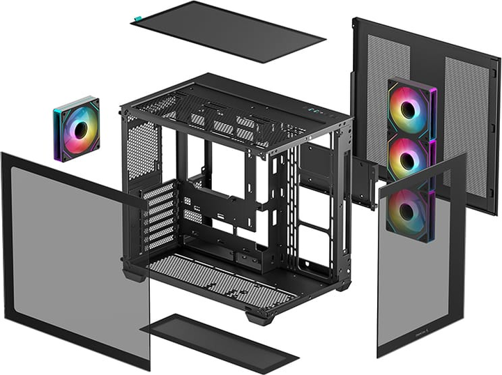 Корпус Deepcool CG530 4F Black (R-CG530-BKADA4-G-1) - зображення 11