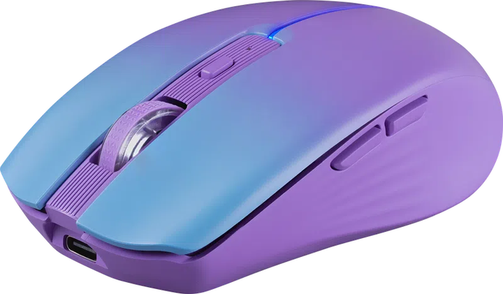 Mysz Defender Mystery MM-301 LED Wireless/Bluetooth 4D Violet (4745090825442) - obraz 4