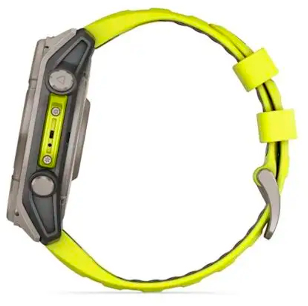 Смарт-годинник Garmin fenix 8 51mm Solar Sapphire Titanium With An Amp Yellow and Graphite Silicone Band (010-02907-21) - зображення 9