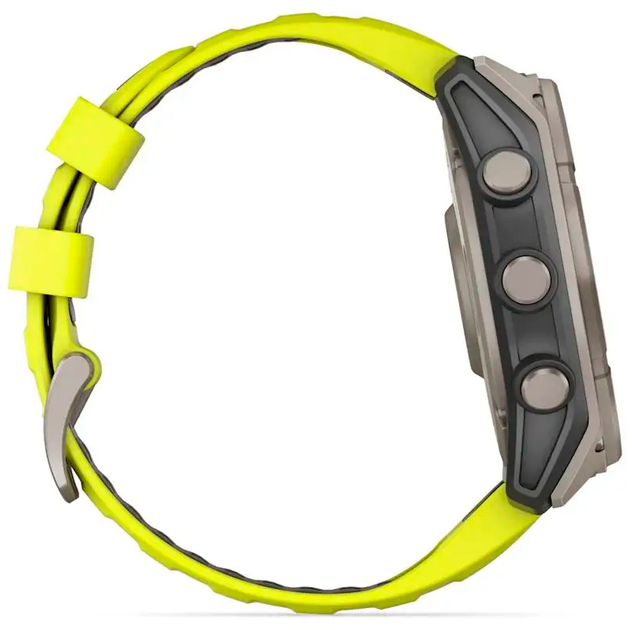 Смарт-годинник Garmin fenix 8 51mm Solar Sapphire Titanium With An Amp Yellow and Graphite Silicone Band (010-02907-21) - зображення 10
