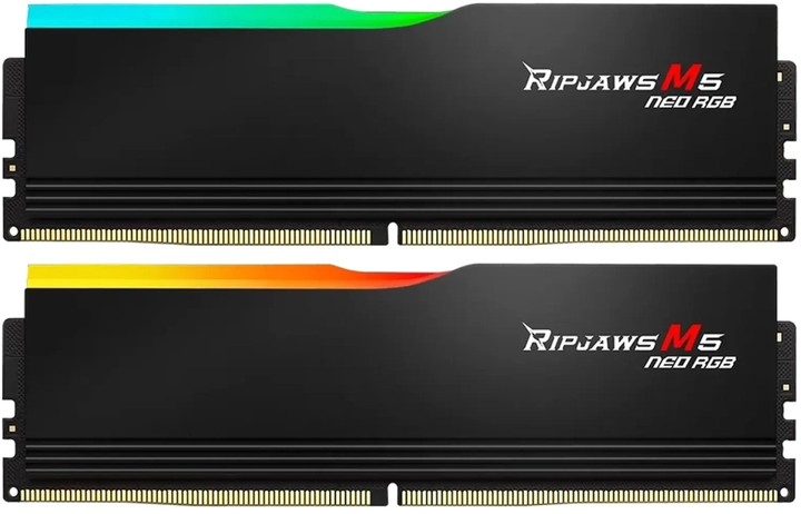 Pamięć RAM G.Skill DDR5-6000 32768MB PC5-48000 (Kit of 2x16384MB) Ripjaws M5 Neo RGB (F5-6000J3038F16GX2-RM5NRK) - obraz 2