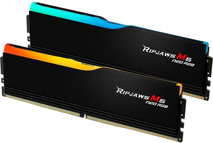 Pamięć RAM G.Skill DDR5-6000 32768MB PC5-48000 (Kit of 2x16384MB) Ripjaws M5 Neo RGB (F5-6000J3038F16GX2-RM5NRK) - obraz 3