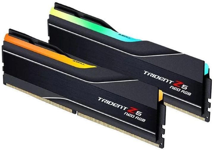 Pamięć RAM G.Skill DDR5-6400 32768MB PC5-51200 (Kit of 2x16384MB) Trident Z5 Neo RGB Black (F5-6400J3039G16GX2-TZ5NR) - obraz 2