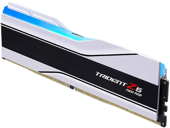 Pamięć RAM G.Skill DDR5-6400 32768MB PC5-51200 (Kit of 2x16384MB) Trident Z5 Neo RGB White (F5-6400J3039G16GX2-TZ5NRW) - obraz 6