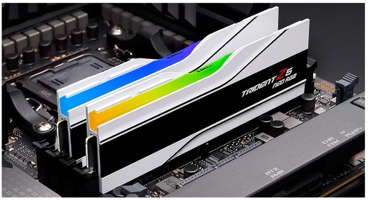 Pamięć RAM G.Skill DDR5-6400 32768MB PC5-51200 (Kit of 2x16384MB) Trident Z5 Neo RGB White (F5-6400J3039G16GX2-TZ5NRW) - obraz 8