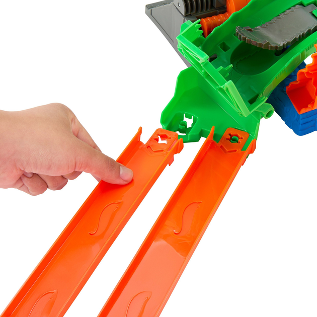 Zestaw do zabawy Hot Wheels Monster Trucks Smoczy wyścig zestaw z autkami JFR06 (0194735303748) - obraz 4