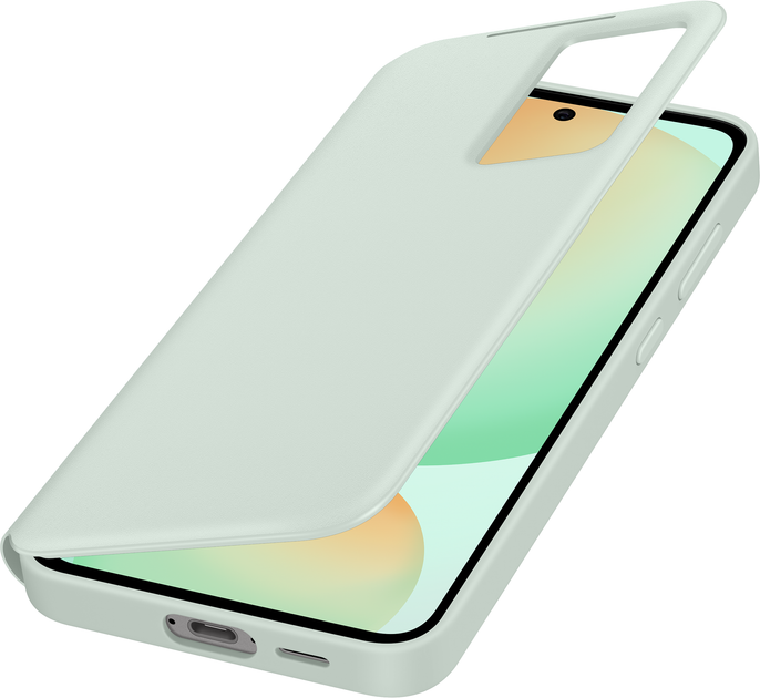 Чохол-книжка Samsung Smart View Wallet Case для Samsung Galaxy S24 FE Mint (EF-ZS721CMEGWW) - зображення 4