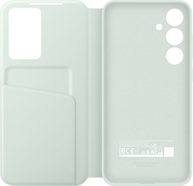 Чохол-книжка Samsung Smart View Wallet Case для Samsung Galaxy S24 FE Mint (EF-ZS721CMEGWW) - зображення 5