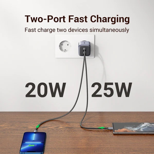 Ładowarka Ugreen CD294 Nexode 45W Space Gray (6957303895731) - obraz 5