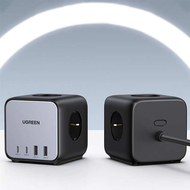 Ładowarka do Ugreen CD268 4xUSB 65W DigiNest Cube (2xUSB-C+2xUSB-A) (6957303861132) - obraz 5