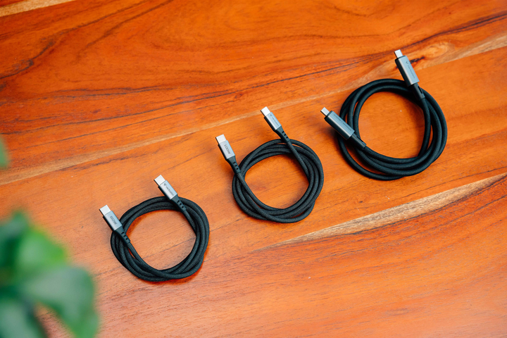 Kabel zasilający i synchronizujący Verbatim 240 W USB-C do USB-C, 120 cm, czarny (23942318477) - obraz 5