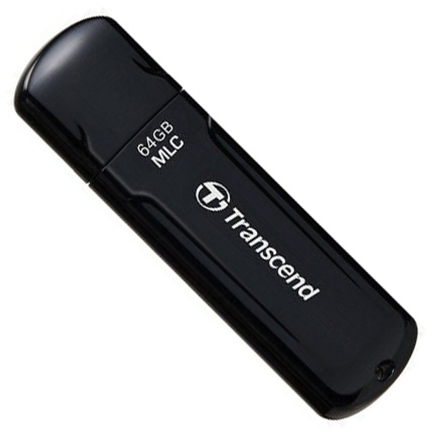 Pamięć USB USB Transcend JetFlash 750 64GB USB 3.1 Gen1 Black (TS64GJF750K) - obraz 3