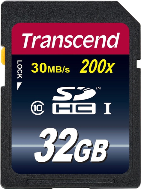 Karta pamięci Transcend SDHC 32GB Class 10 (TS32GSDHC10) - obraz 1