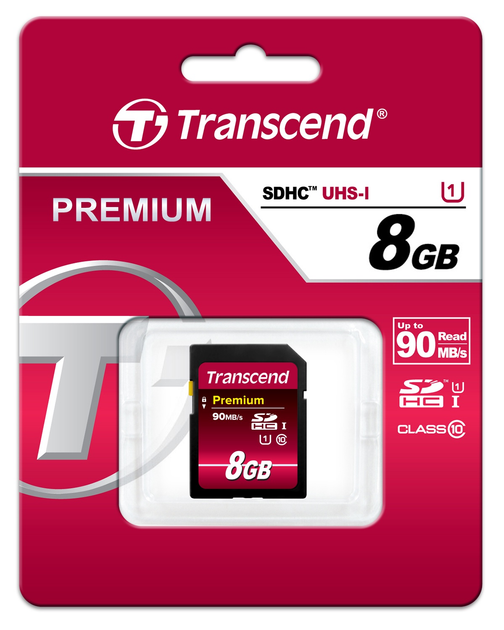 Karta pamięci Transcend SDHC 8GB Class 10 UHS-I Premium X300 (TS8GSDU1) - obraz 2